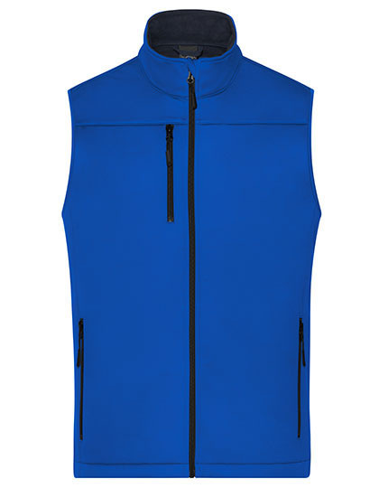 James & Nicholson Men's Softshell Vest James & Nicholson Men's Softshell Vest