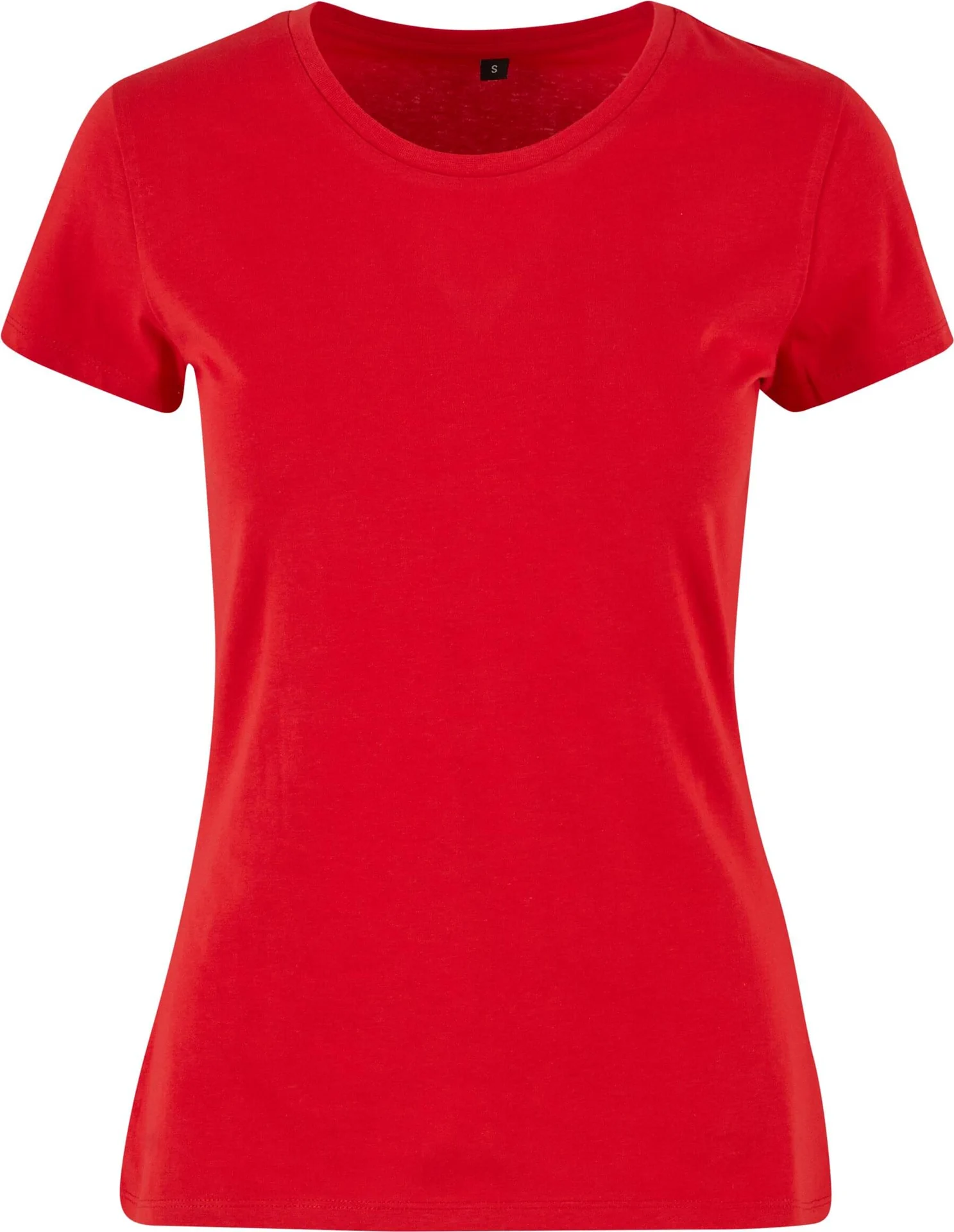 BYB-BB012-ladies-basic-t-shirt-cityred-front-4 Build Your Brand Ladies Basic Tee