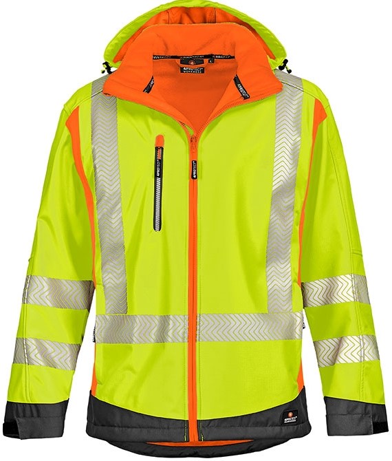 4PROTECT® Warnschutz-Softshelljacke HOUSTON 4PROTECT® Warnschutz-Softshelljacke HOUSTON