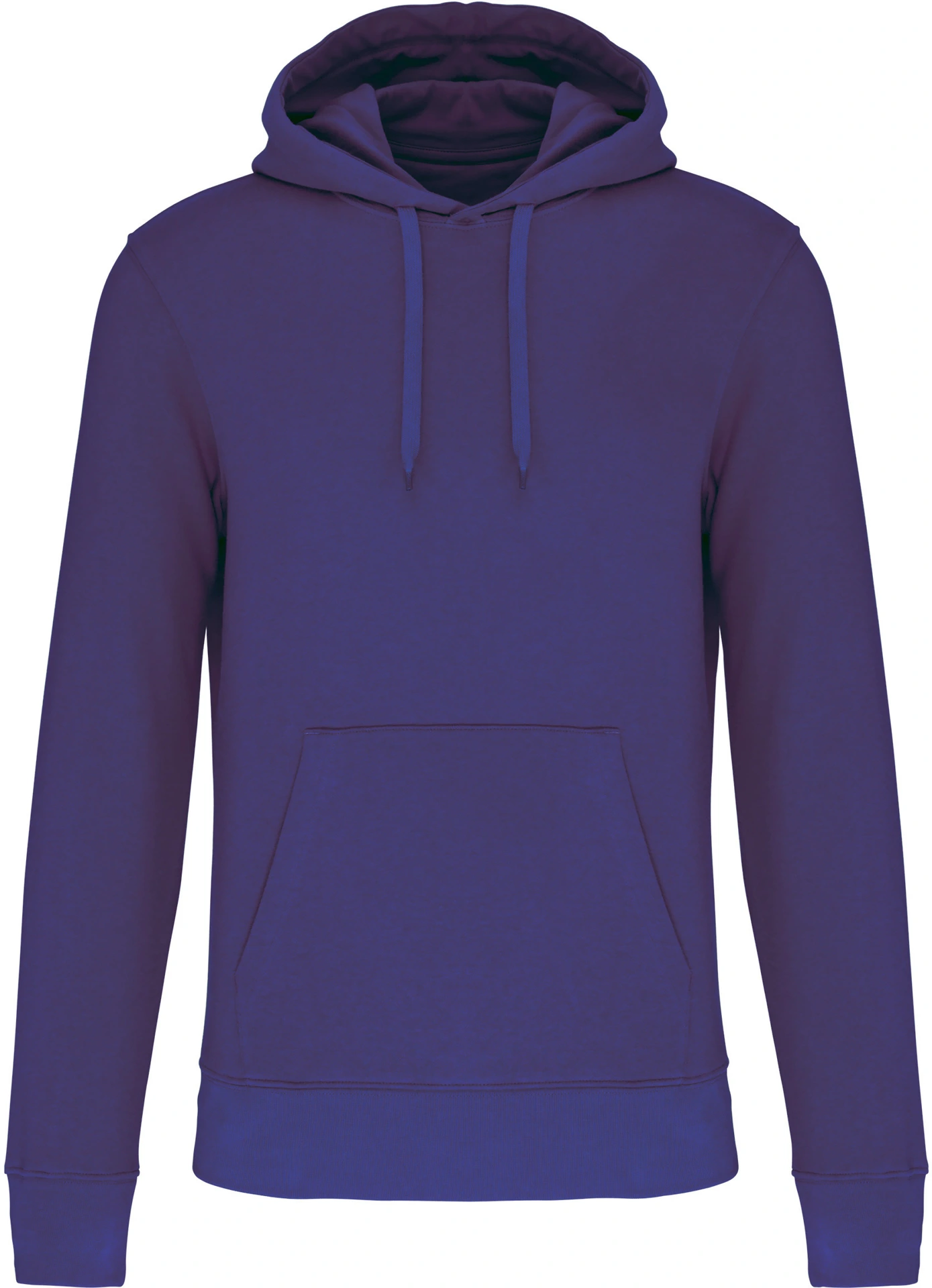 kariban-K4027-umweltfreundlicher-herren-kapuzen-sweater-deeppurple-front-3 Kariban Umweltfreundlicher Herren Kapuzen Sweater