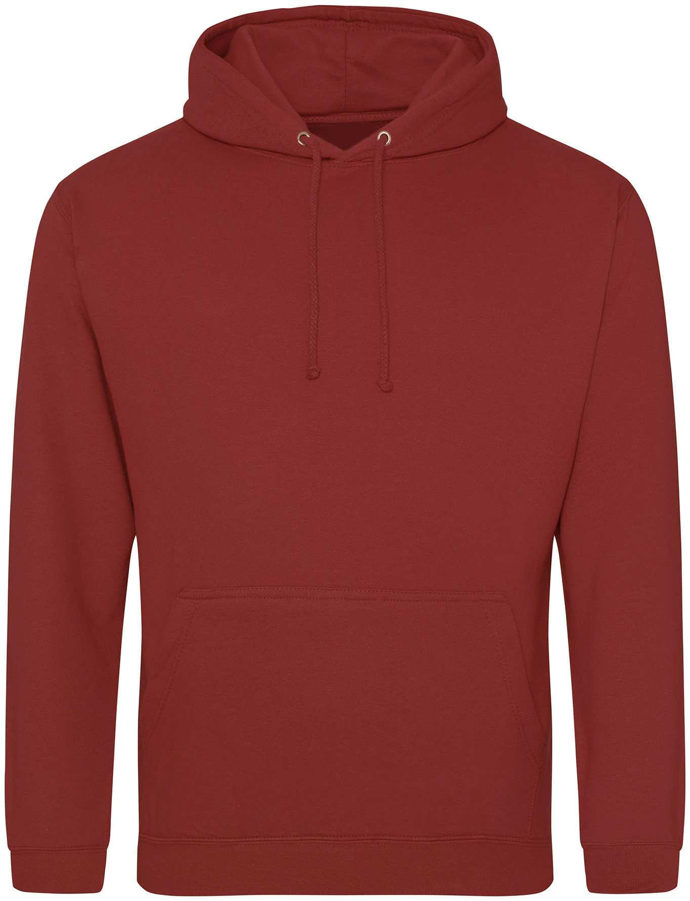justhoods-jh001-college-hoodie-brickred-front-1 Just Hoods College Hoodie
