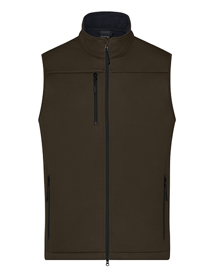 James & Nicholson Men's Softshell Vest James & Nicholson Men's Softshell Vest