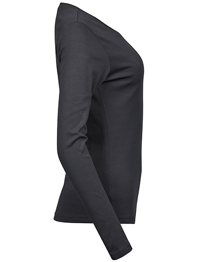 TEE JAYS Ladies Long Sleeve Interlock Tee TEE JAYS Ladies Long Sleeve Interlock Tee