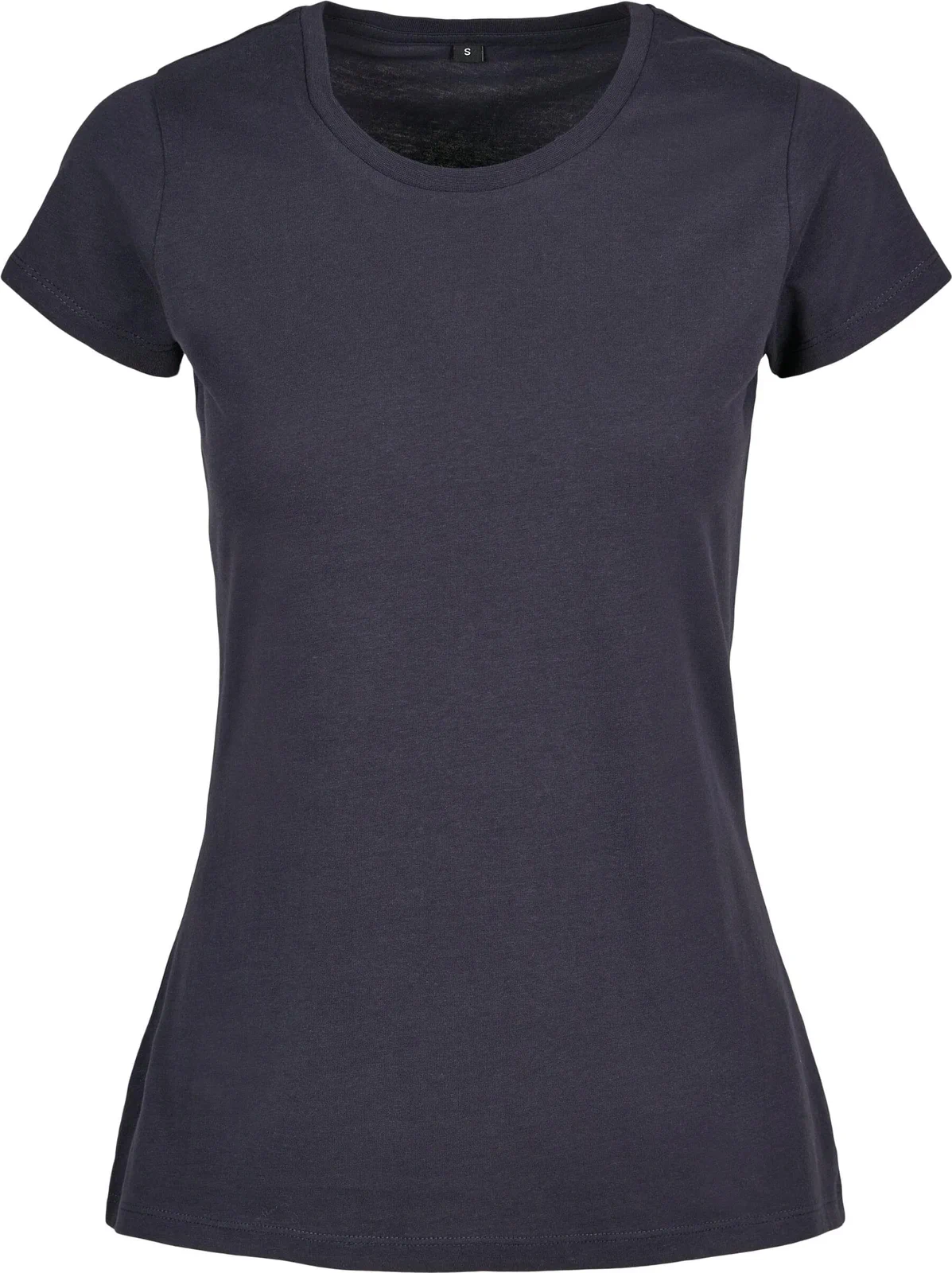 BYB-BB012-ladies-basic-t-shirt-navy-front-4 Build Your Brand Ladies Basic Tee