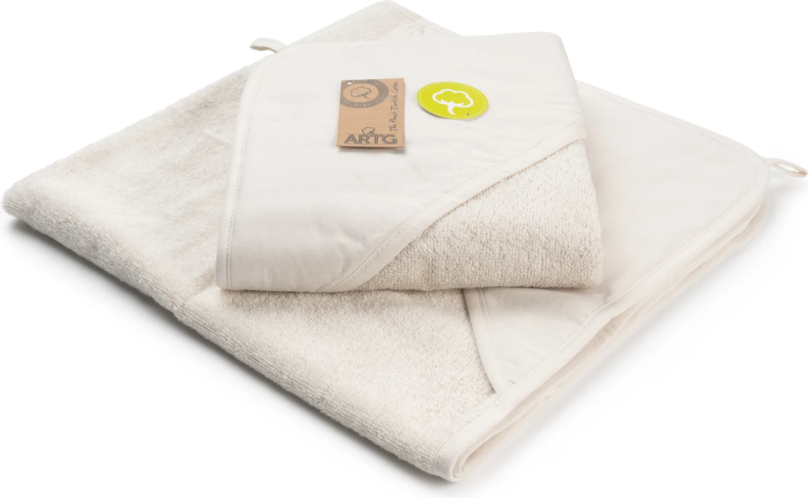 artg-ar731-print-me-baby-hooded-towel-cream-front-1 ARTG PRINT-Me® Baby Hooded Towel