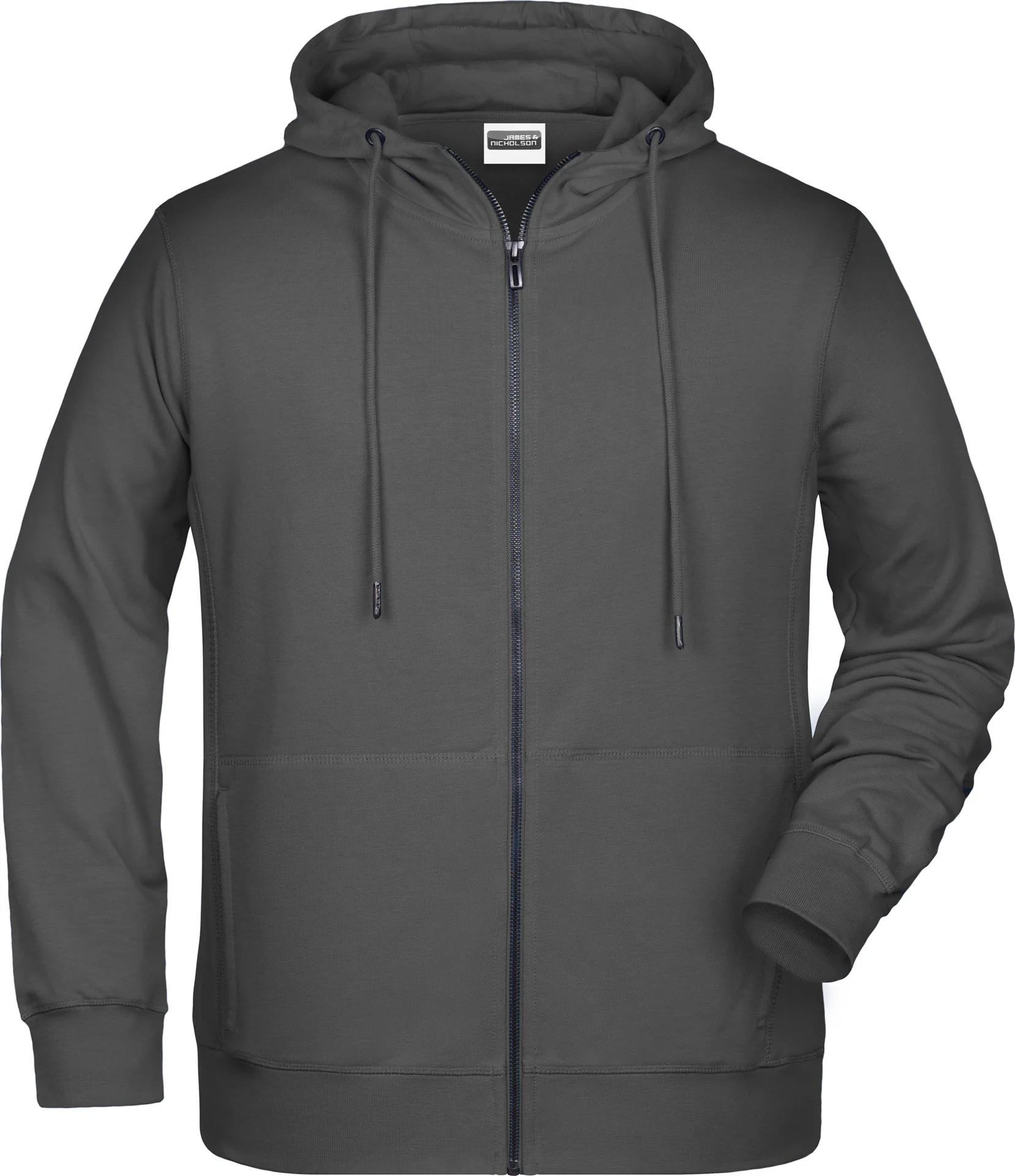 James & Nicholson Men`s Zip-Hoody