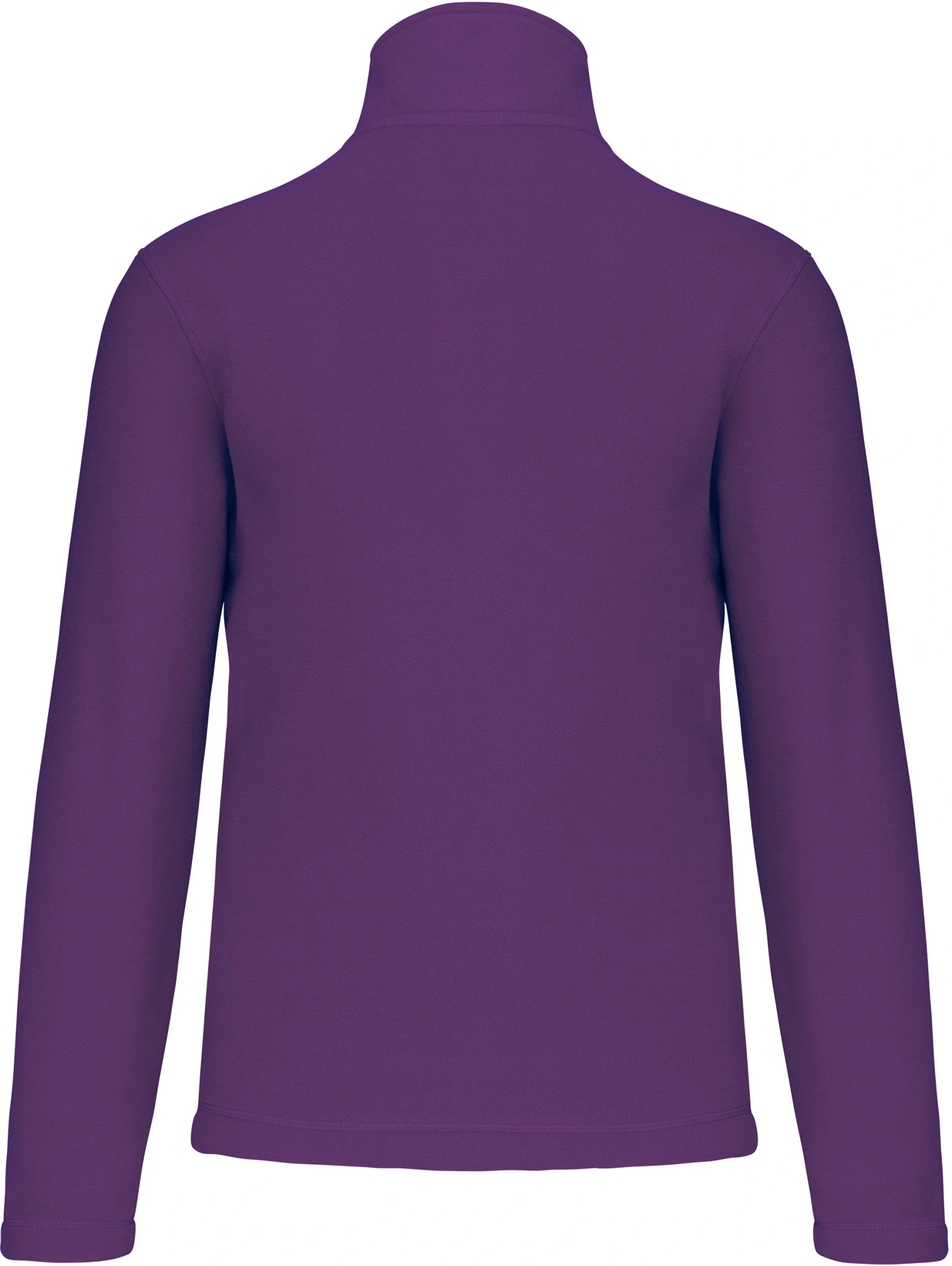 kariban-K912-microfleece-pullover-mit-viertel-zip-enzo-purple-back-6 Kariban Microfleece Pullover mit 1/4 Zip "Enzo"