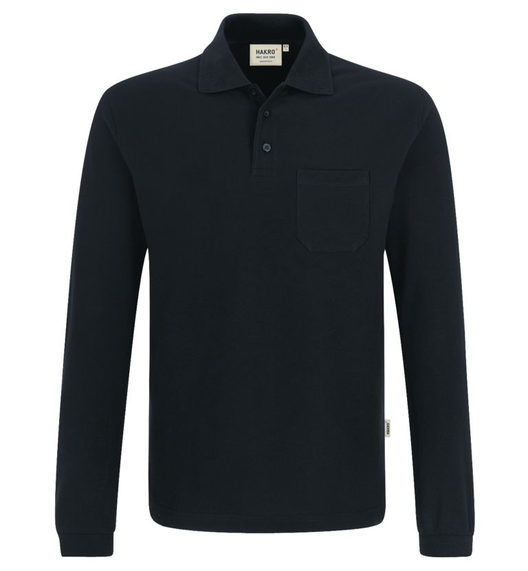 HAKRO Longsleeve-Pocket-Poloshirt 809 Top