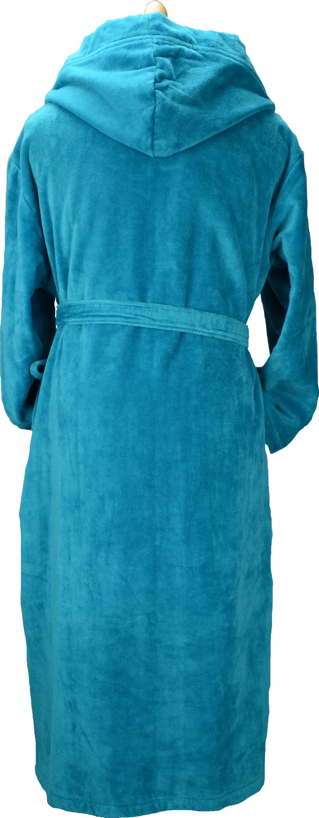 artg-ar029-deluxe-velour-bathrobe-with-hood-deepblue-back-3 ARTG DeLuxe Velour Bathrobe with hood