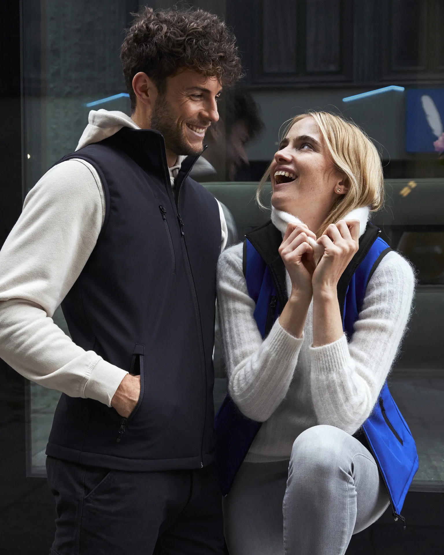 CLIQUE Wattierte Herren Softshellweste