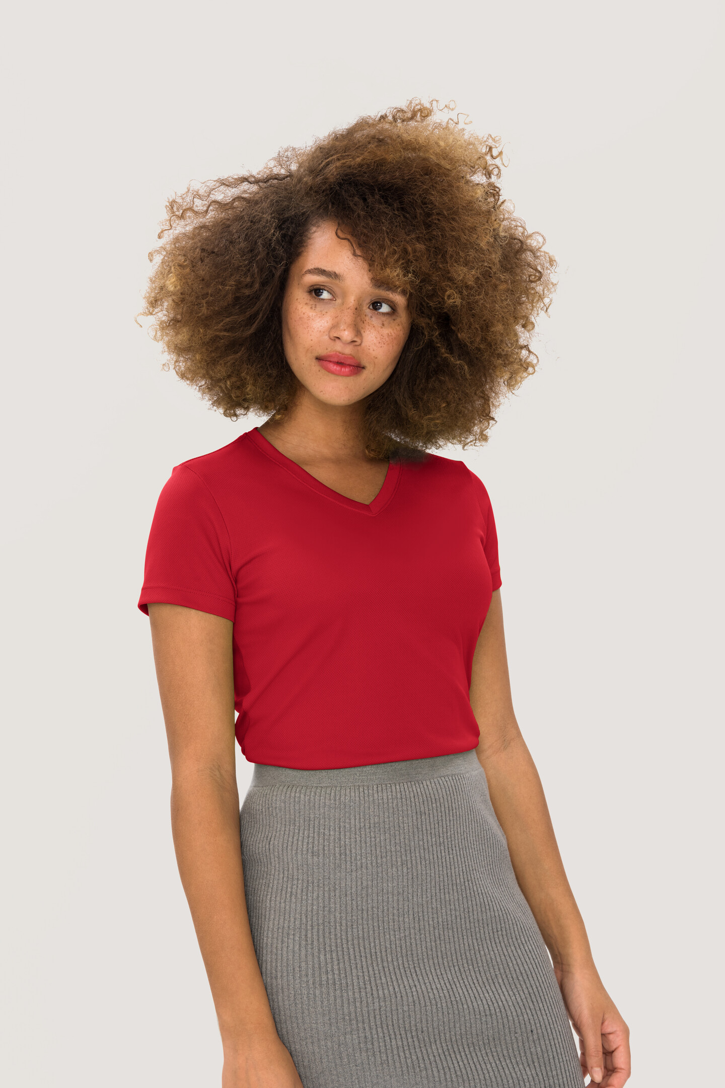 HAKRO Women-V-Shirt 187 Coolmax HAKRO Women-V-Shirt 187 Coolmax
