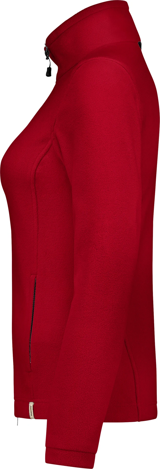 hakro-246-damen-fleecejacke-eco-rot-2 HAKRO Damen Fleecejacke ECO 246