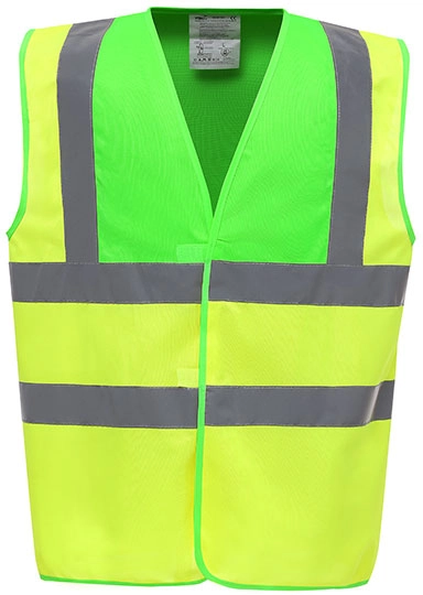 YOKO High Visability 2 Bands & Braces Waistcoat YOKO High Visability 2 Bands & Braces Waistcoat