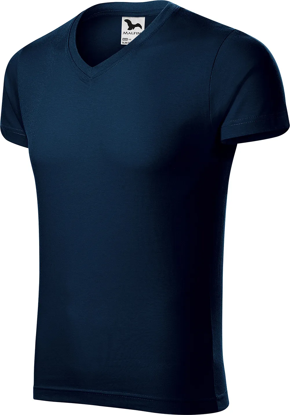 MALFINI T-Shirt Slim Fit V-Neck 146