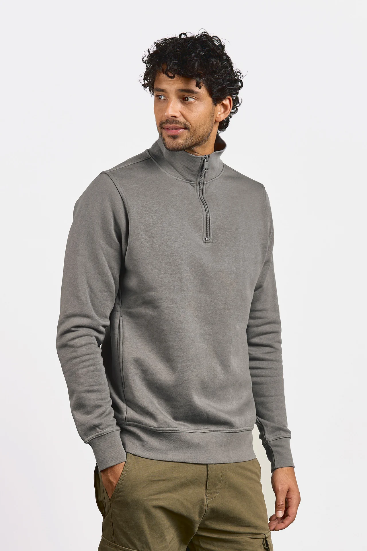 Promodoro Unisex Troyer Side Pocket