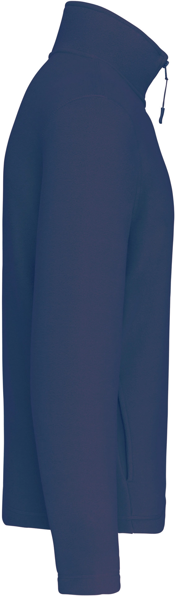 kariban-K912-microfleece-pullover-mit-viertel-zip-enzo-deepblue-right-5 Kariban Microfleece Pullover mit 1/4 Zip "Enzo"