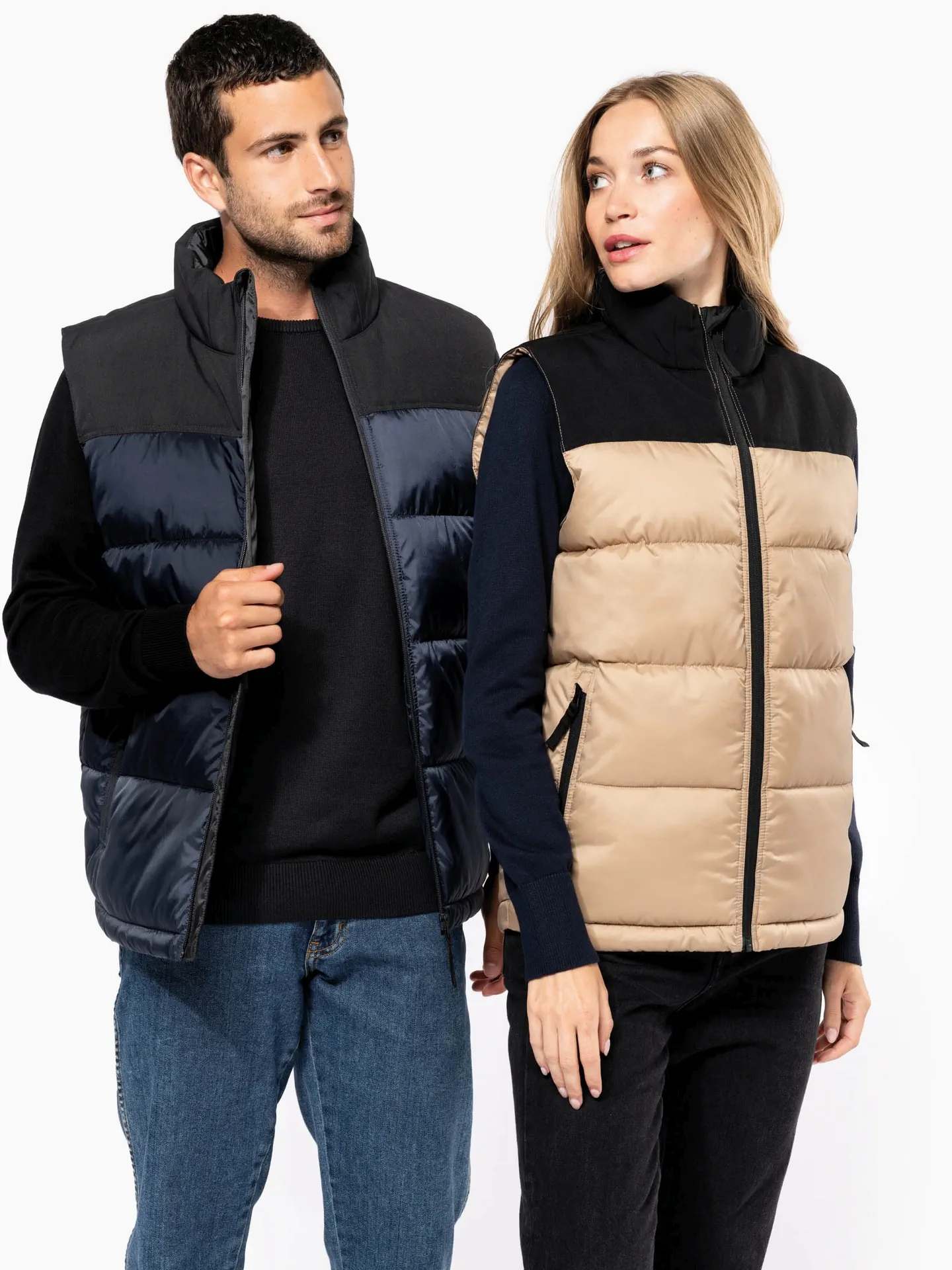 kariban-K6162-gesteppter-bodywarmer-model-0 Kariban Gesteppter Bodywarmer