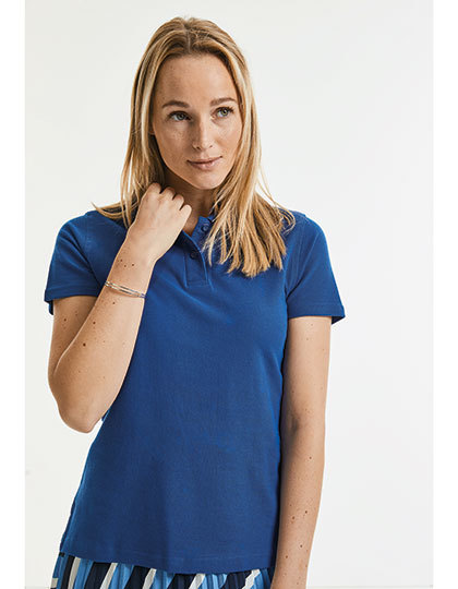 Russell Ladies Ultimate Cotton Polo Russell Ladies Ultimate Cotton Polo