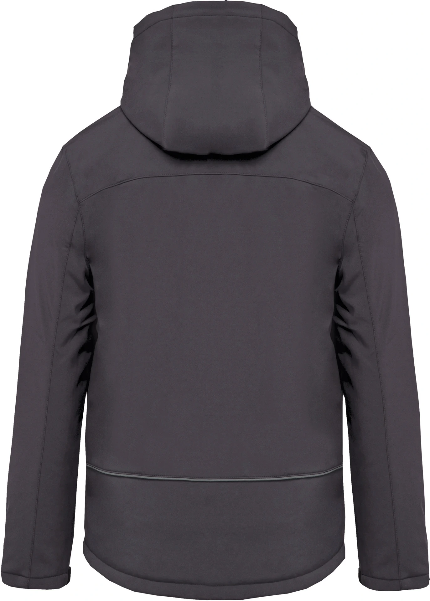 kariban-K650-herren-3-lagen-kapuzen-softshell-parka-titanium-back-6 Kariban Herren 3-Lagen Kapuzen Softshell Parka