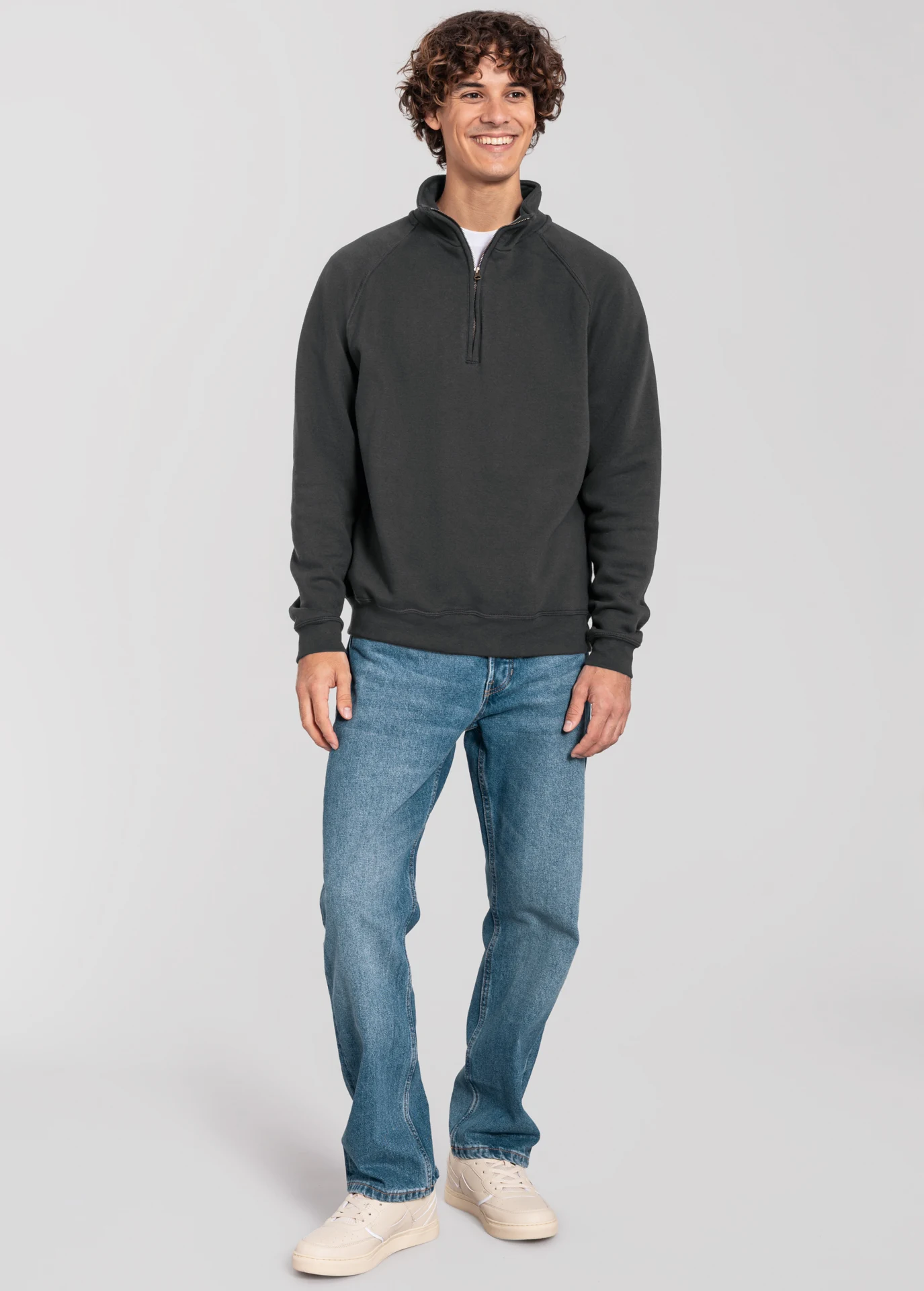 F.O.L. Iconic Premium Zip Neck Sweat
