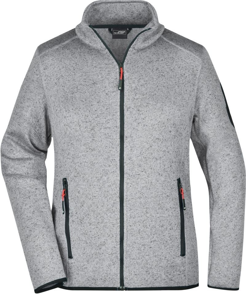 James & Nicholson Ladies Knitted Fleece Jacket James & Nicholson Ladies Knitted Fleece Jacket