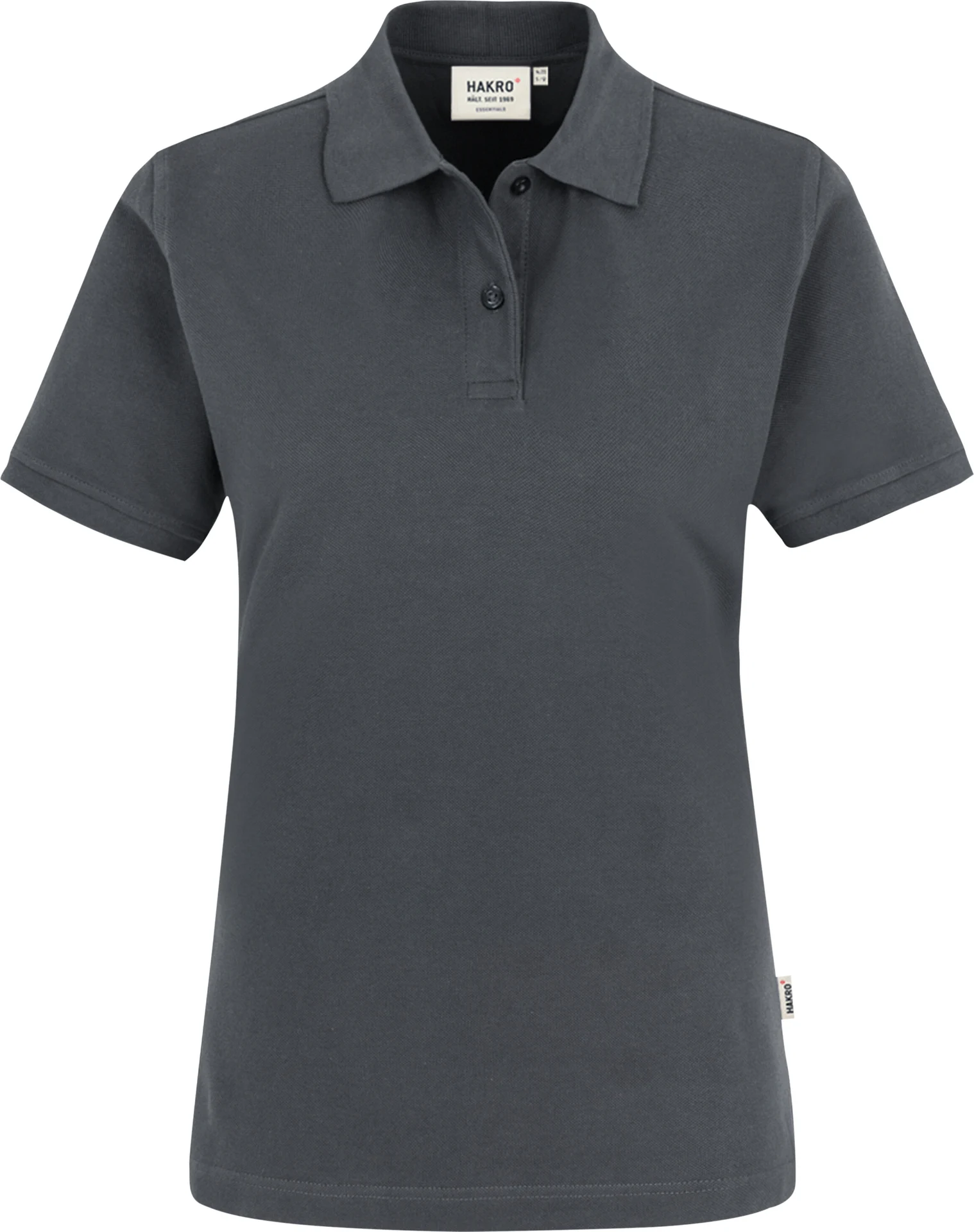 hakro-224-damen-poloshirt-top-anthrazit-front-1 HAKRO Women-Poloshirt 224 Top