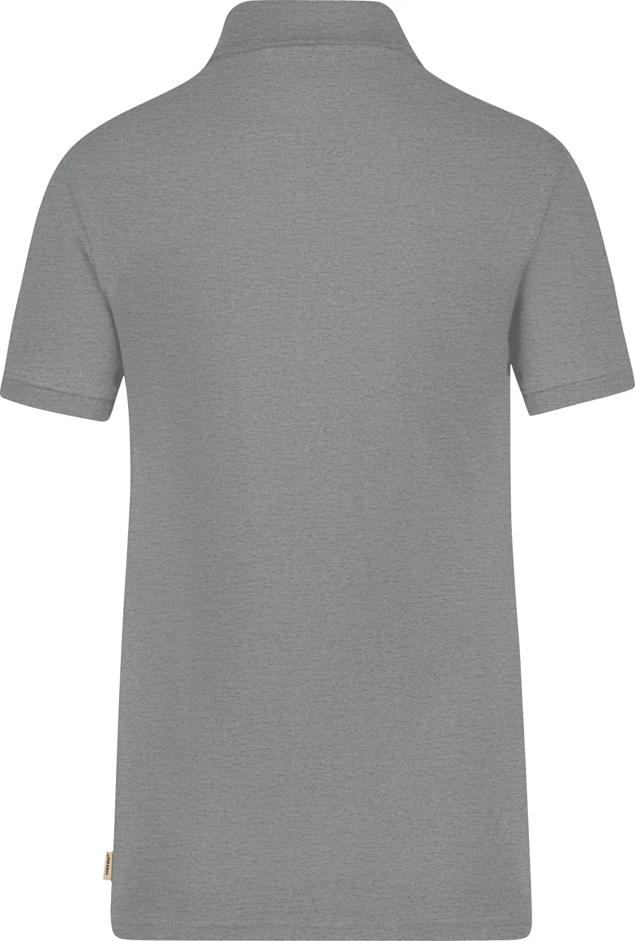 hakro-301-damen-poloshirt-bio-baumwolle-graumeliert-3 HAKRO Damen Poloshirt 301 Bio-Baumwolle GOTS