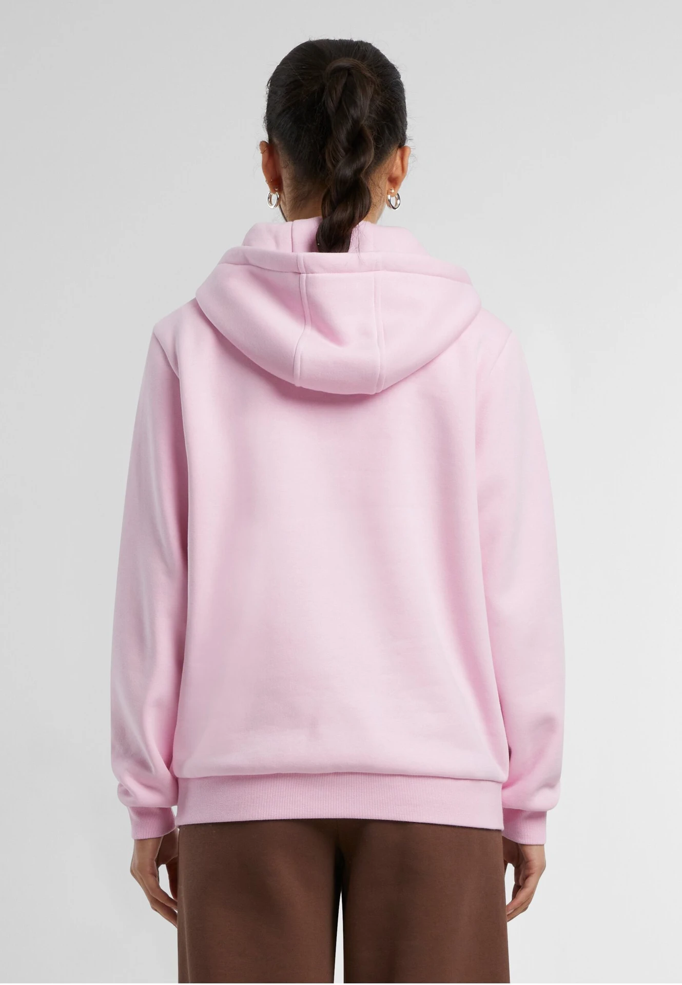 Build Your Brand Ladies Fluffy Hoody
