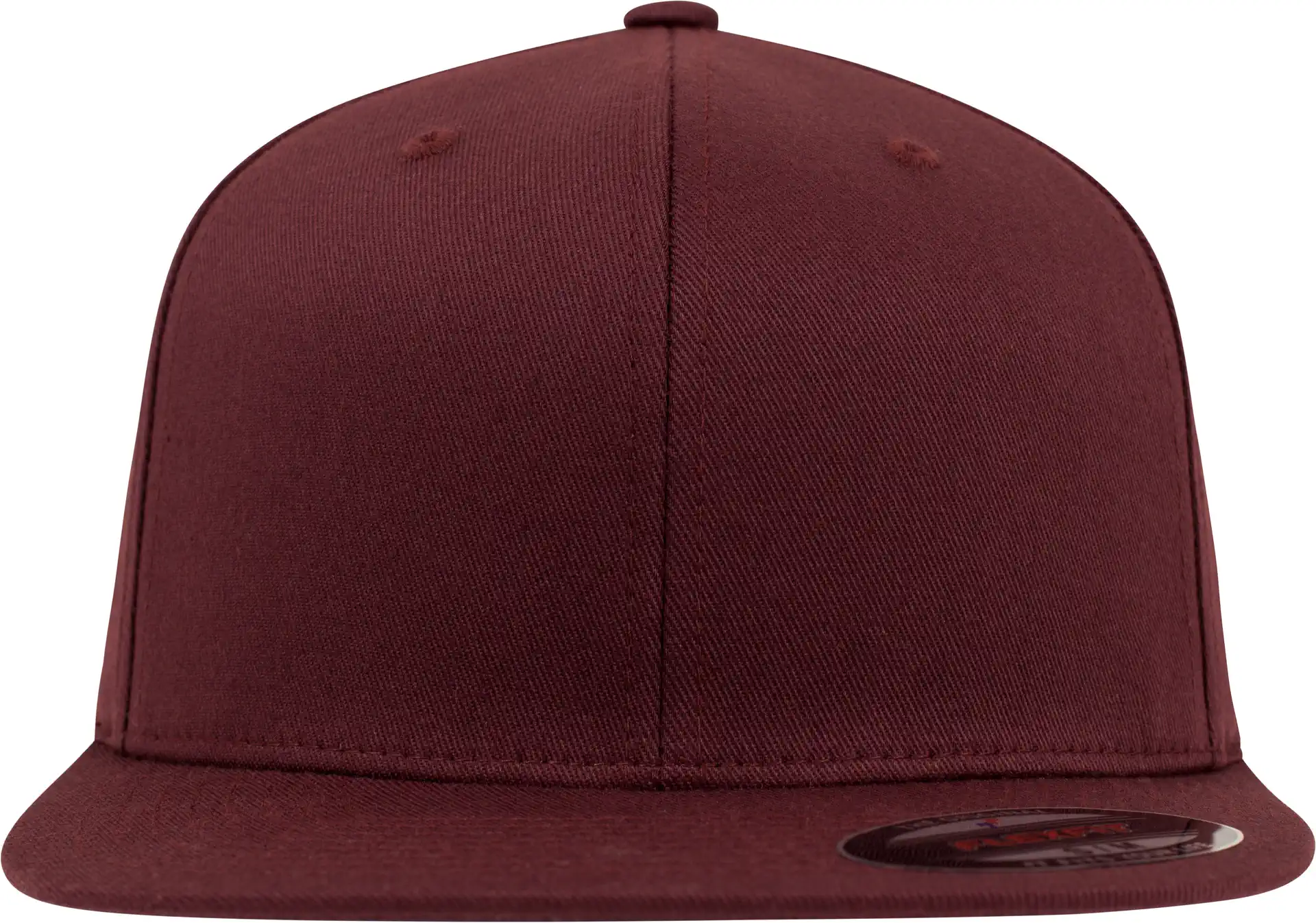 flexfit-6277fv-flat-visor-maroon-front-2 FLEXFIT Flexfit Flat Visor