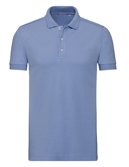 Russell Men`s Fitted Stretch Polo