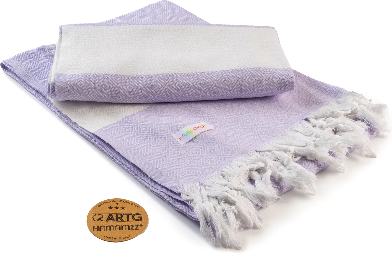 artg-ar056-hamamzz-marmaris-deluxe-towel-lightpurple-front-1 ARTG Hamamzz® Marmaris DeLuxe Towel