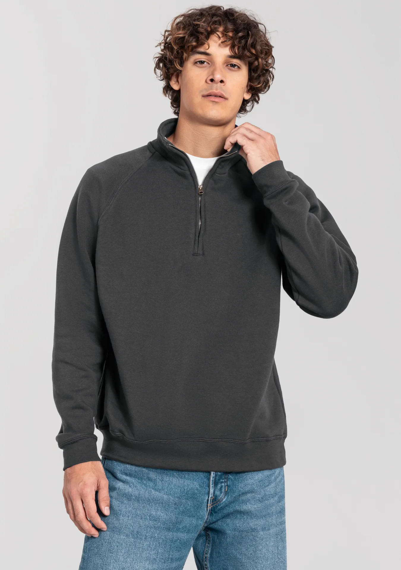 F.O.L. Iconic Premium Zip Neck Sweat