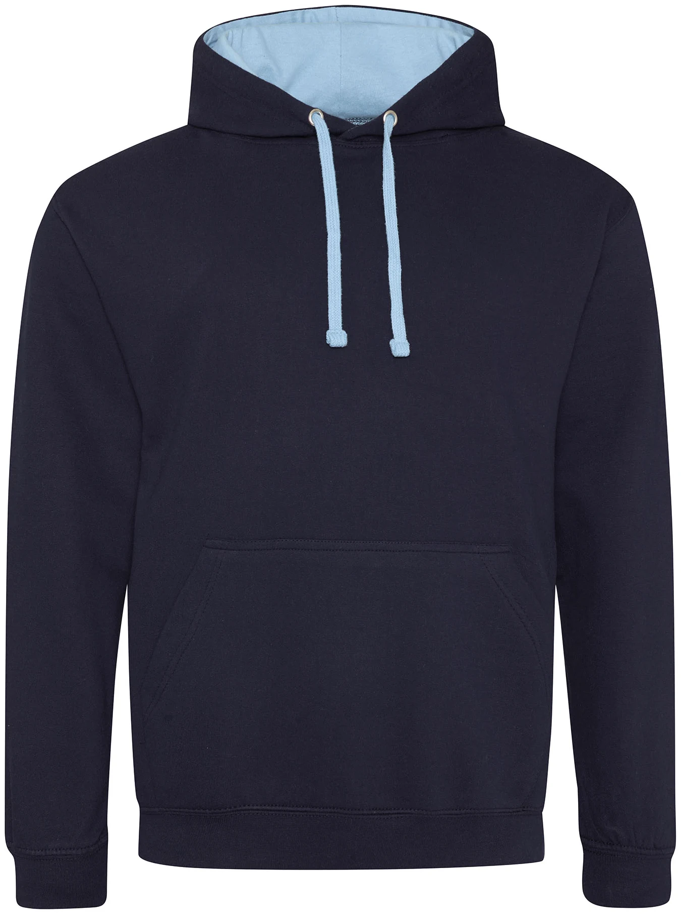 justhoods-jh003-varsity-hoodie-newfrenchnavy-skyblue-front-1 Just Hoods Varsity Hoodie