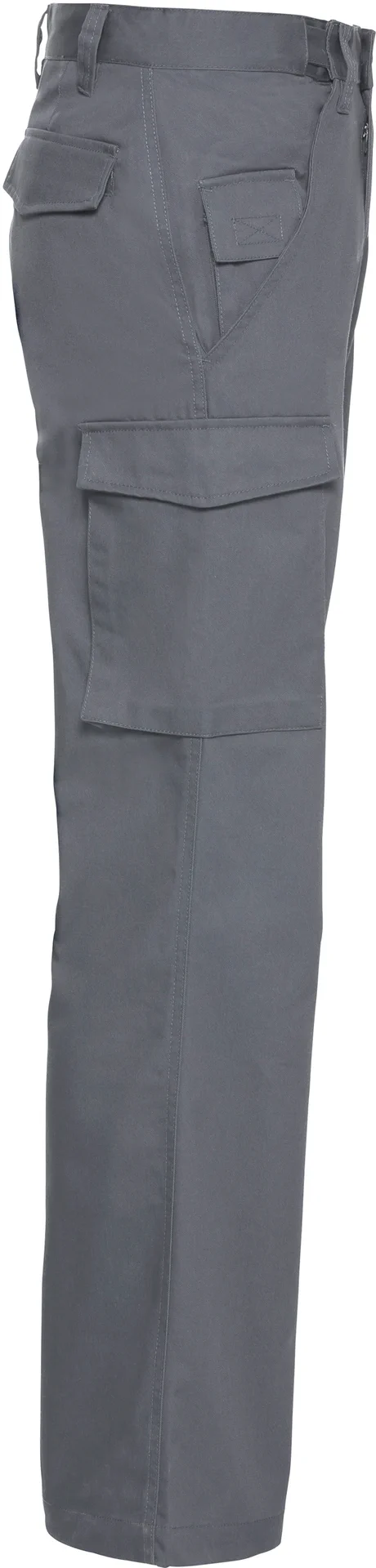 russell-r001m-poly-cotton-twill-trousers-convoygrey-side-4 Russell Workwear Polycotton Twill Trousers