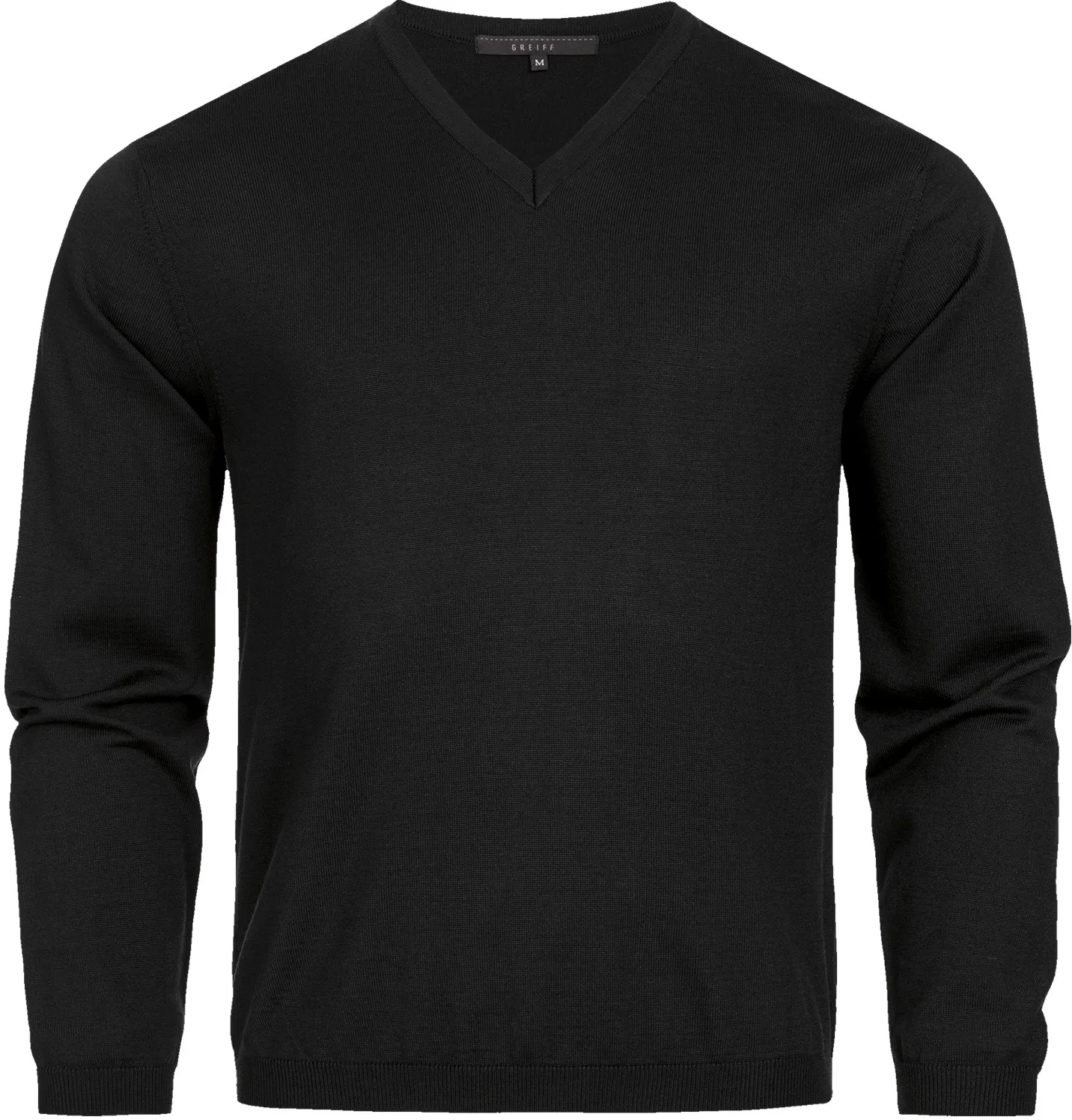 greiff-6040-herren-pullover-rf_5050_schwarz-front-2 GREIFF Herren Pullover Regular Fit