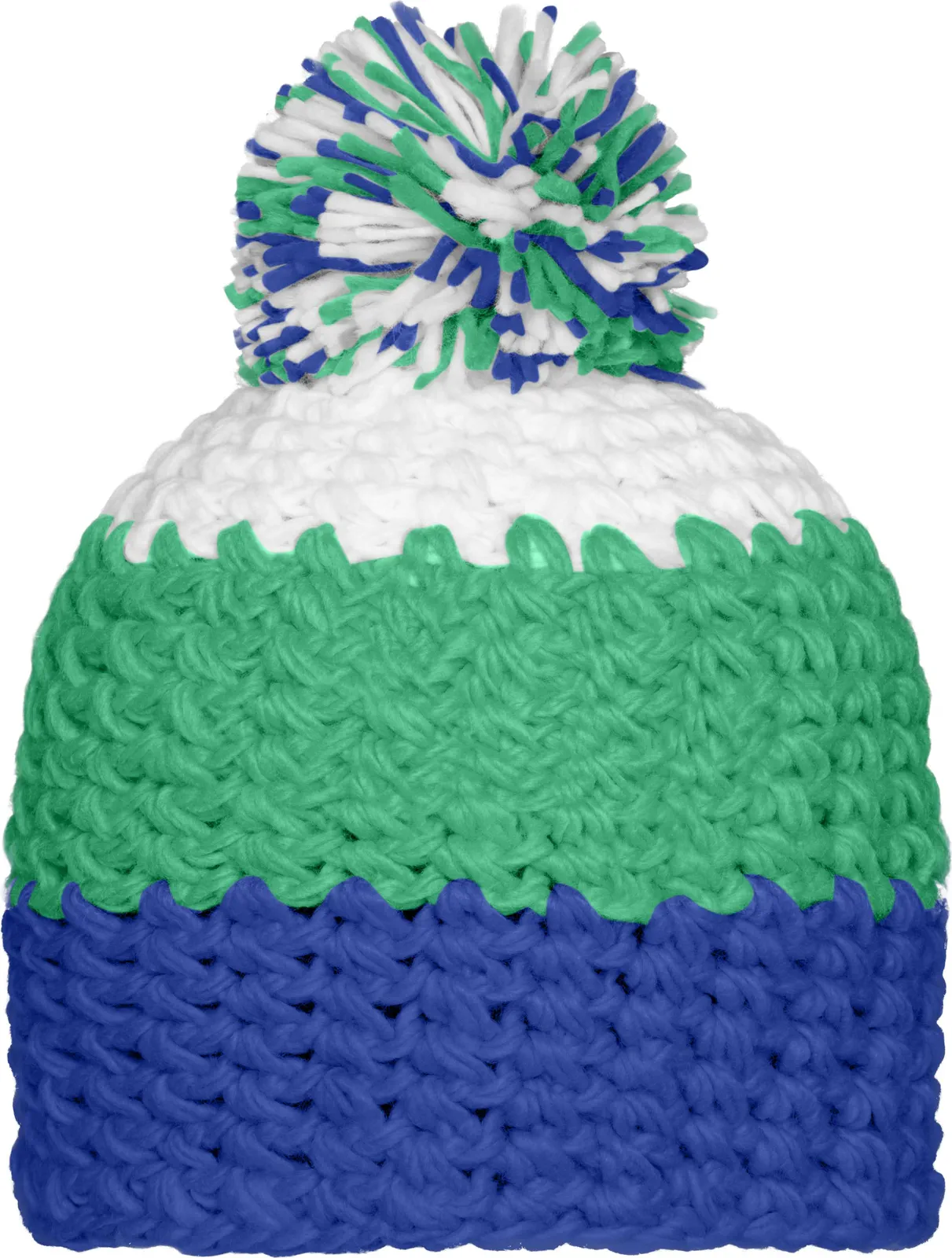 daiber Crocheted Cap With Pompon