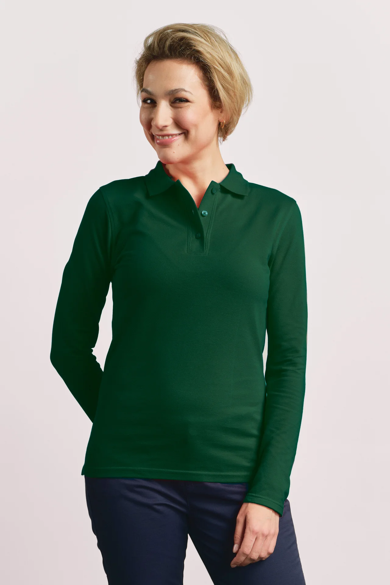 Promodoro Women's Heavy Polo Longsleeve