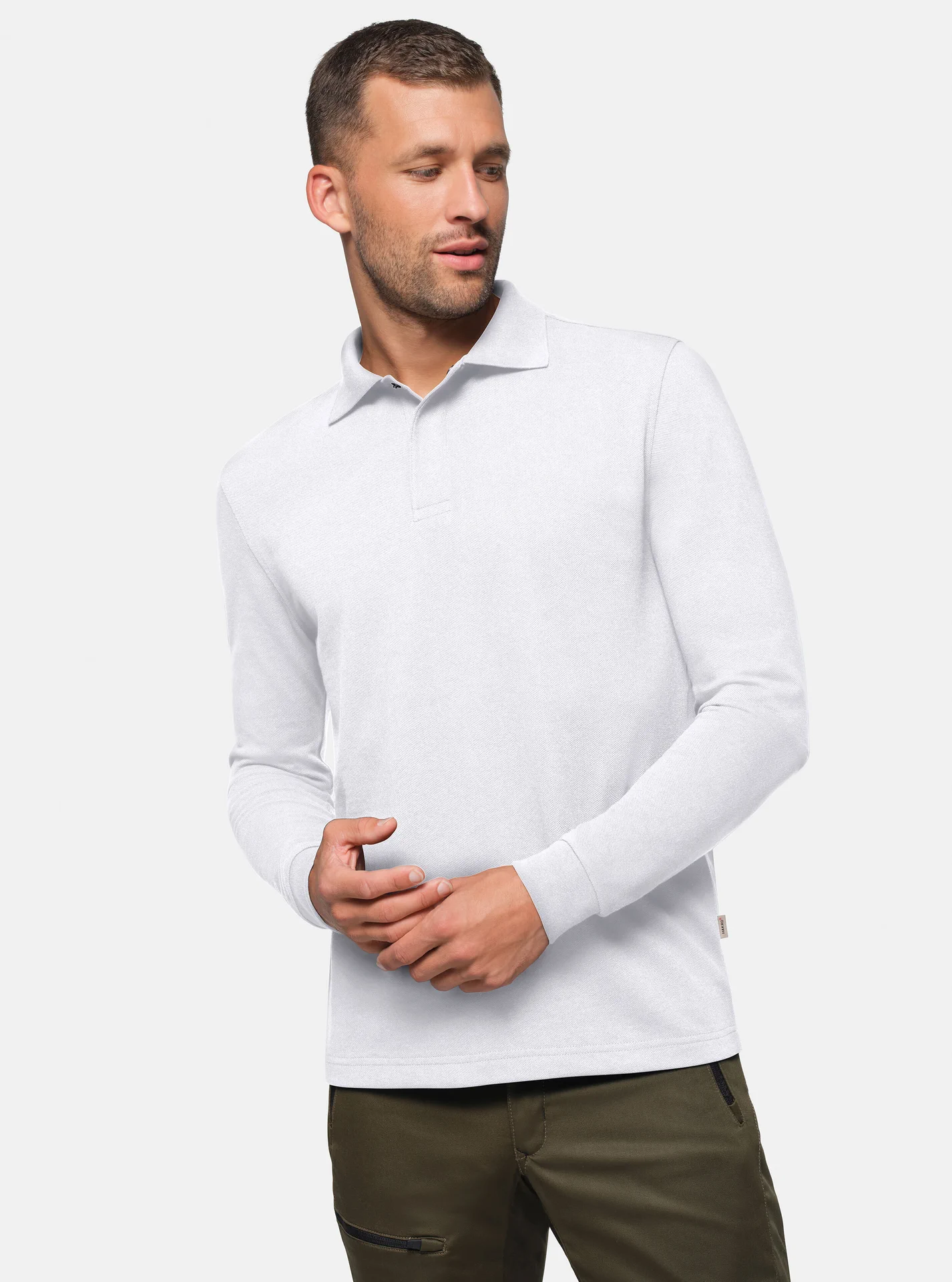 HAKRO Longsleeve-Poloshirt 821 HACCP Mikralinar®