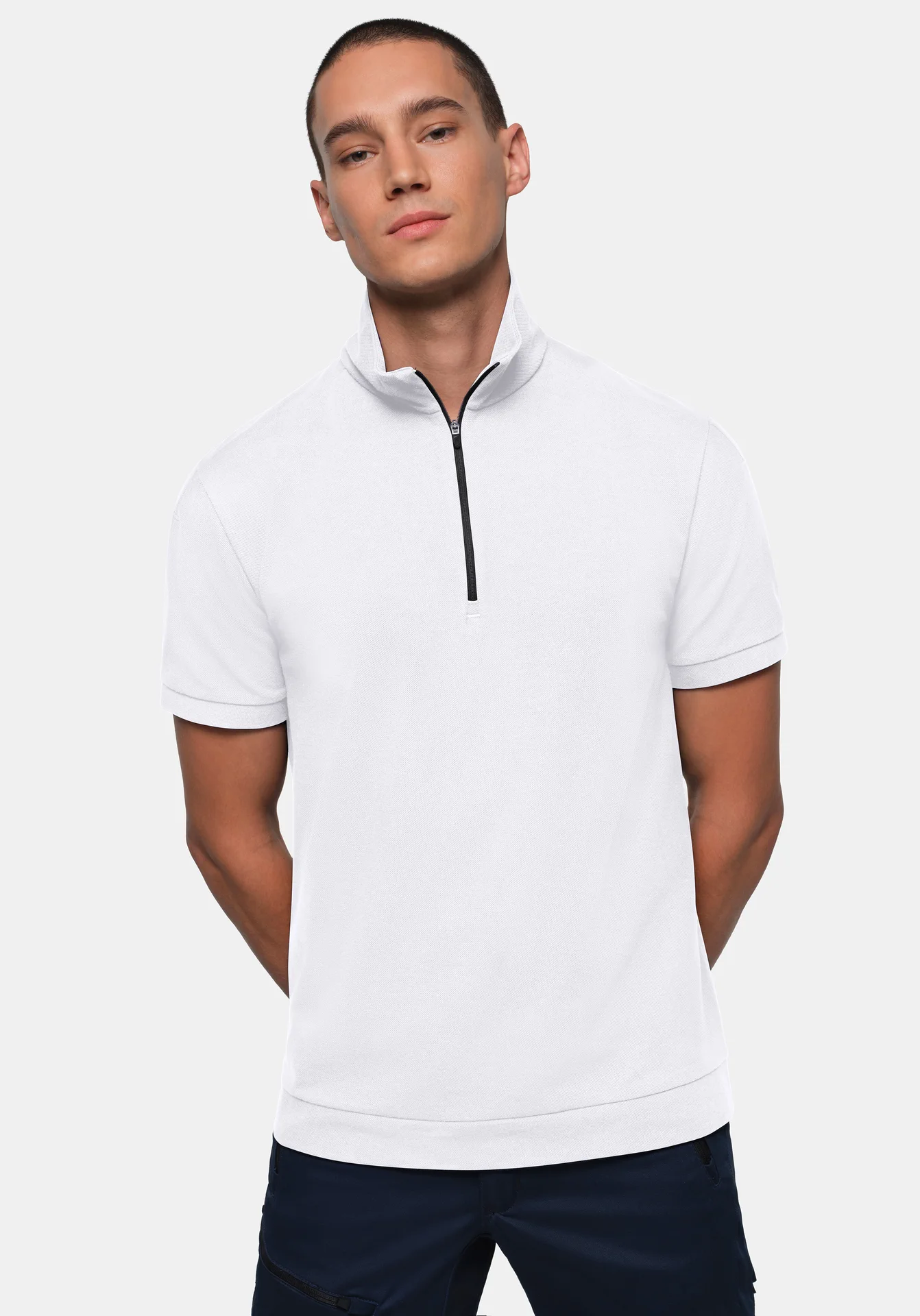 HAKRO Zip-Shirt 534 Piqué MIKRALINAR® ECO