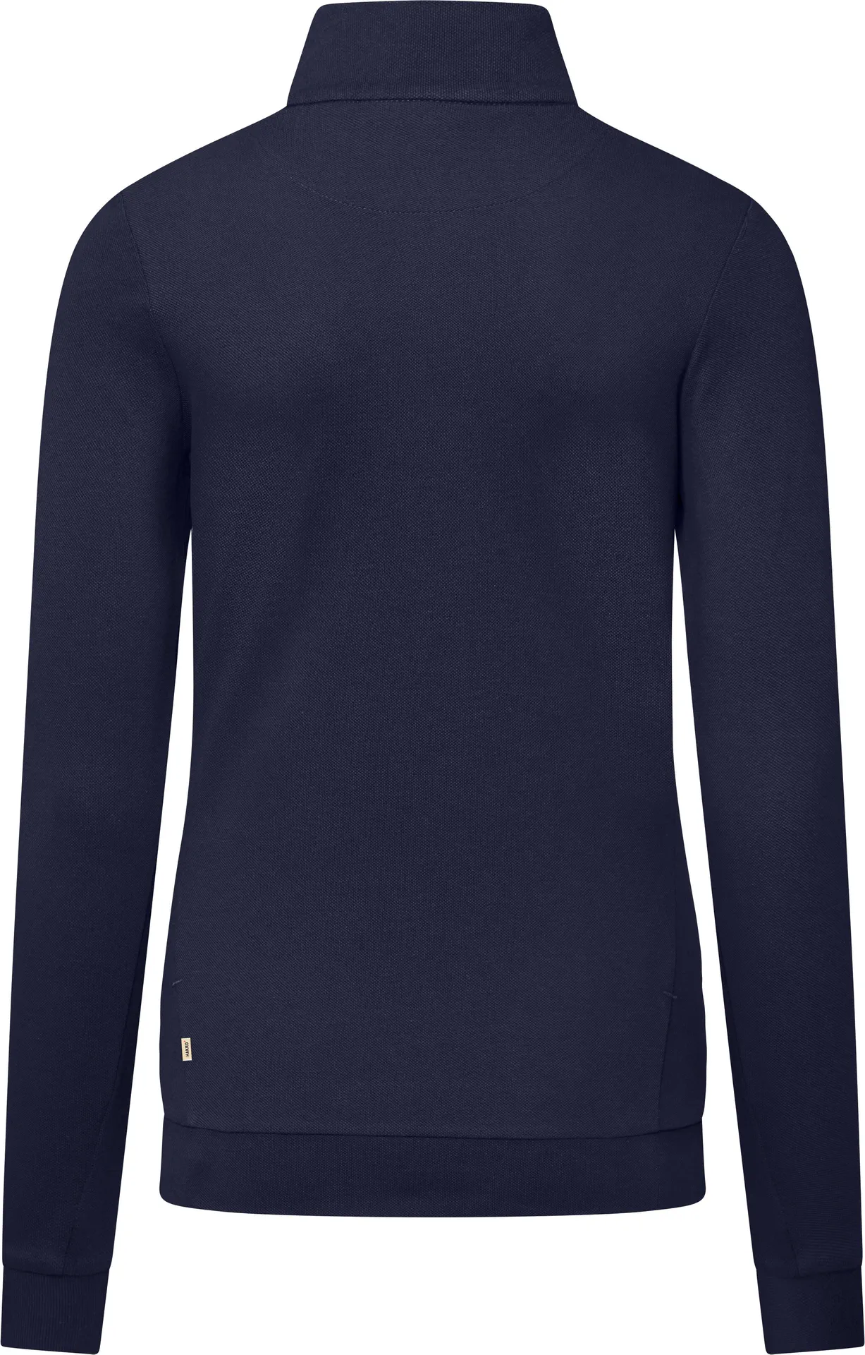 HAKRO Damen Zip-Longsleeve 335 Piqué MIKRALINAR® ECO