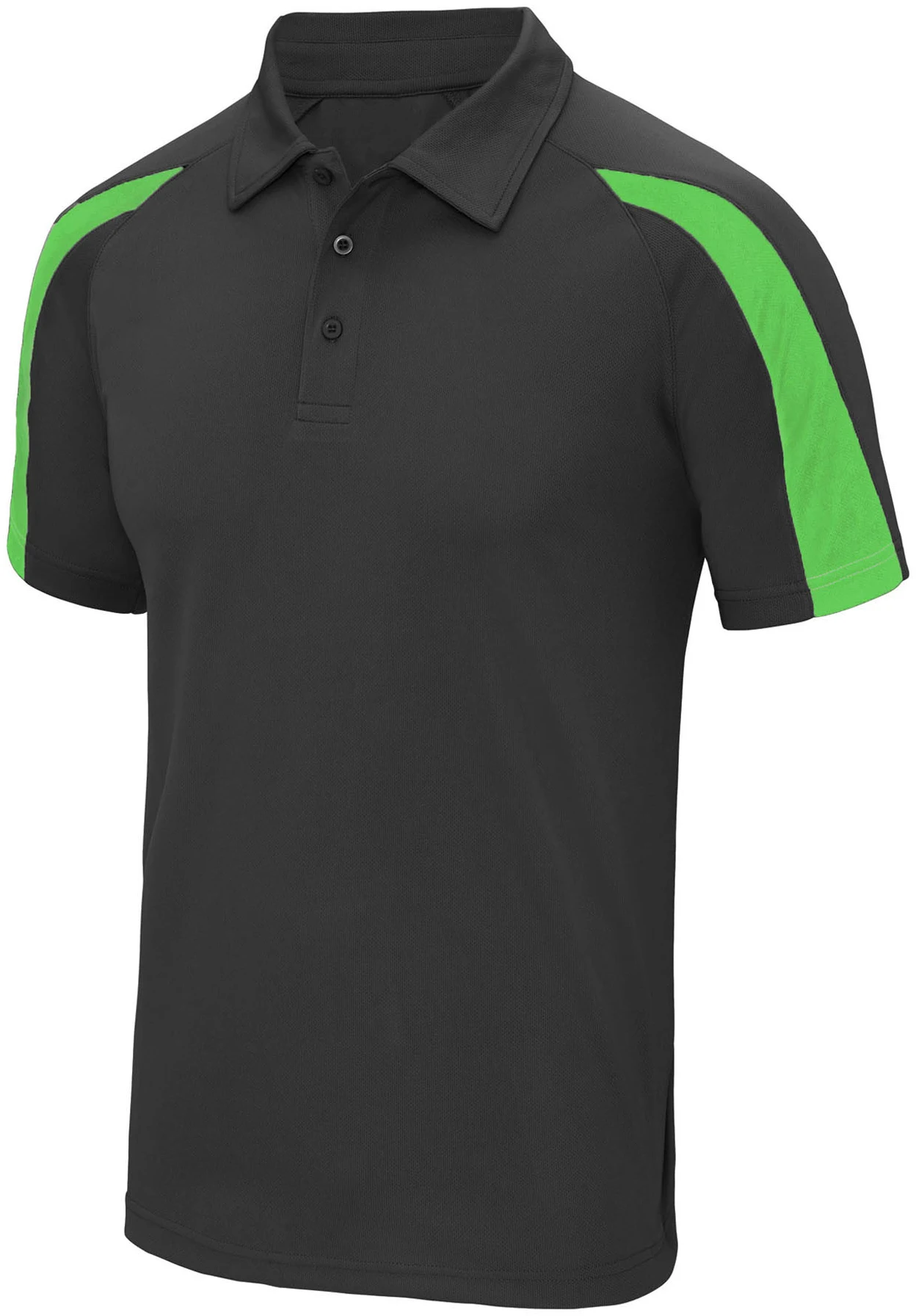 charcoal/lime green