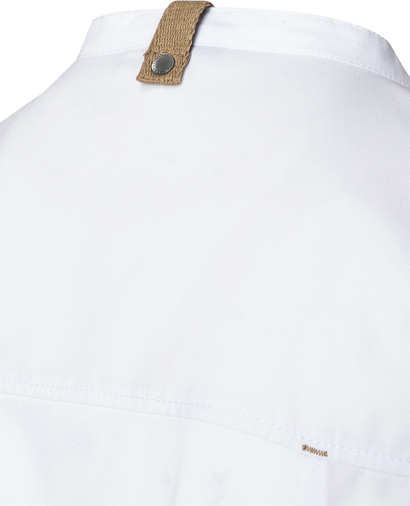 karlowsky-jm36-kurzarm-kochjacke-green-generation-white-detail-6 KARLOWSKY Kurzarm Kochjacke Green-Generation