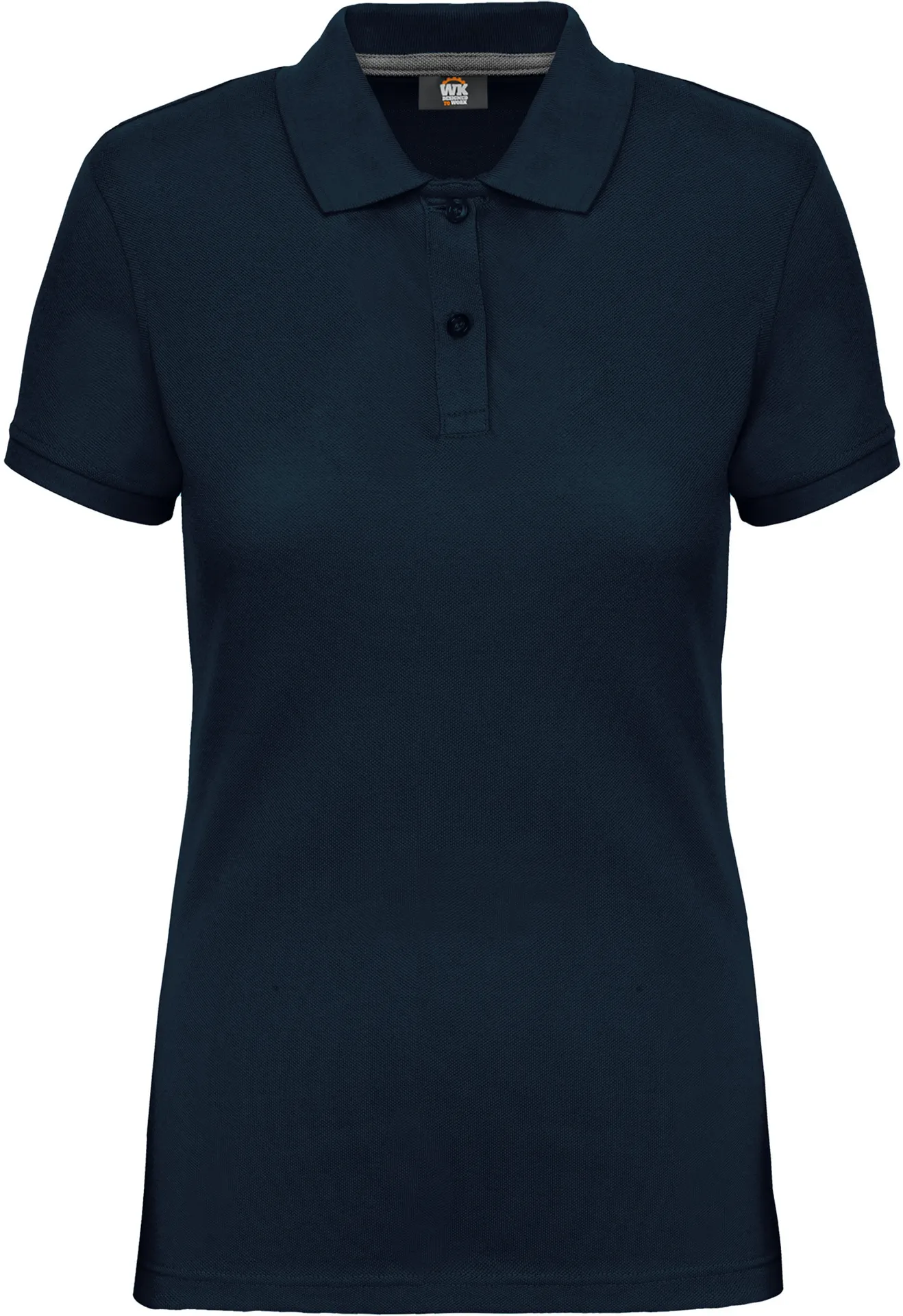 kariban-WK275-schweres-damen-workwear-pique-polo-navy-front-3 Kariban Schweres Damen Workwear Piqué Polo