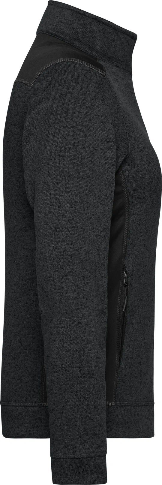 James & Nicholson Ladies Knitted Workwear Fleece Jacket -STRONG-