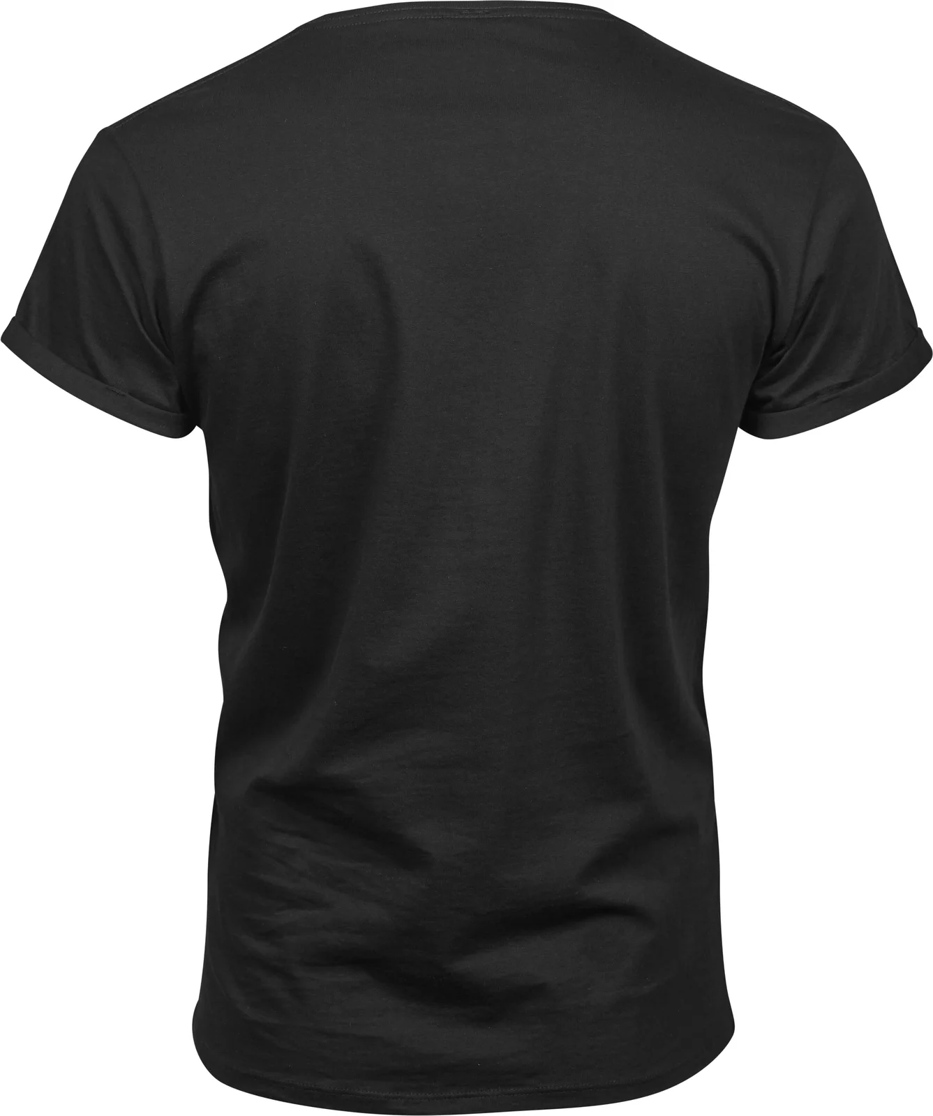tee-jays-5062-mens-roll-up-t-shirt-black-back-3 Tee Jays Men's Roll-Up Tee