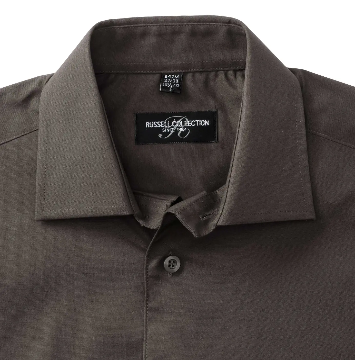 Russell Men's Short Sleeve Easy Care Fitted Shirt
