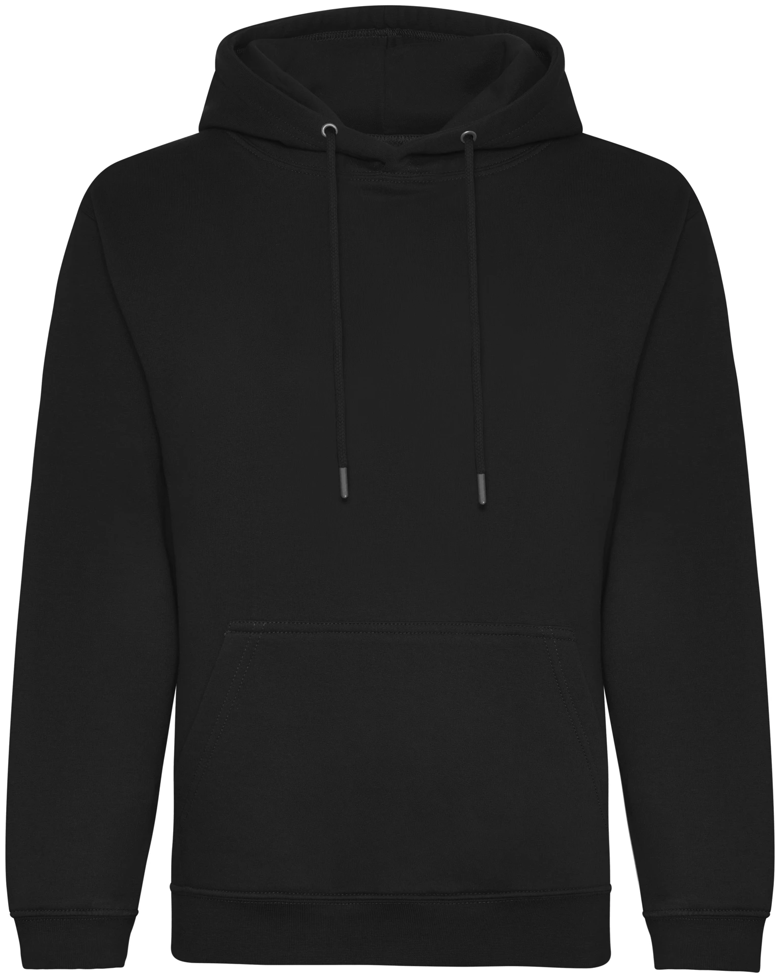 justhoods-jh201-organic-hoodie-deepblack-front-1 Just Hoods Organic Hoodie