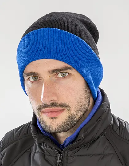 Result Recycled Black Compass Beanie Result Recycled Black Compass Beanie