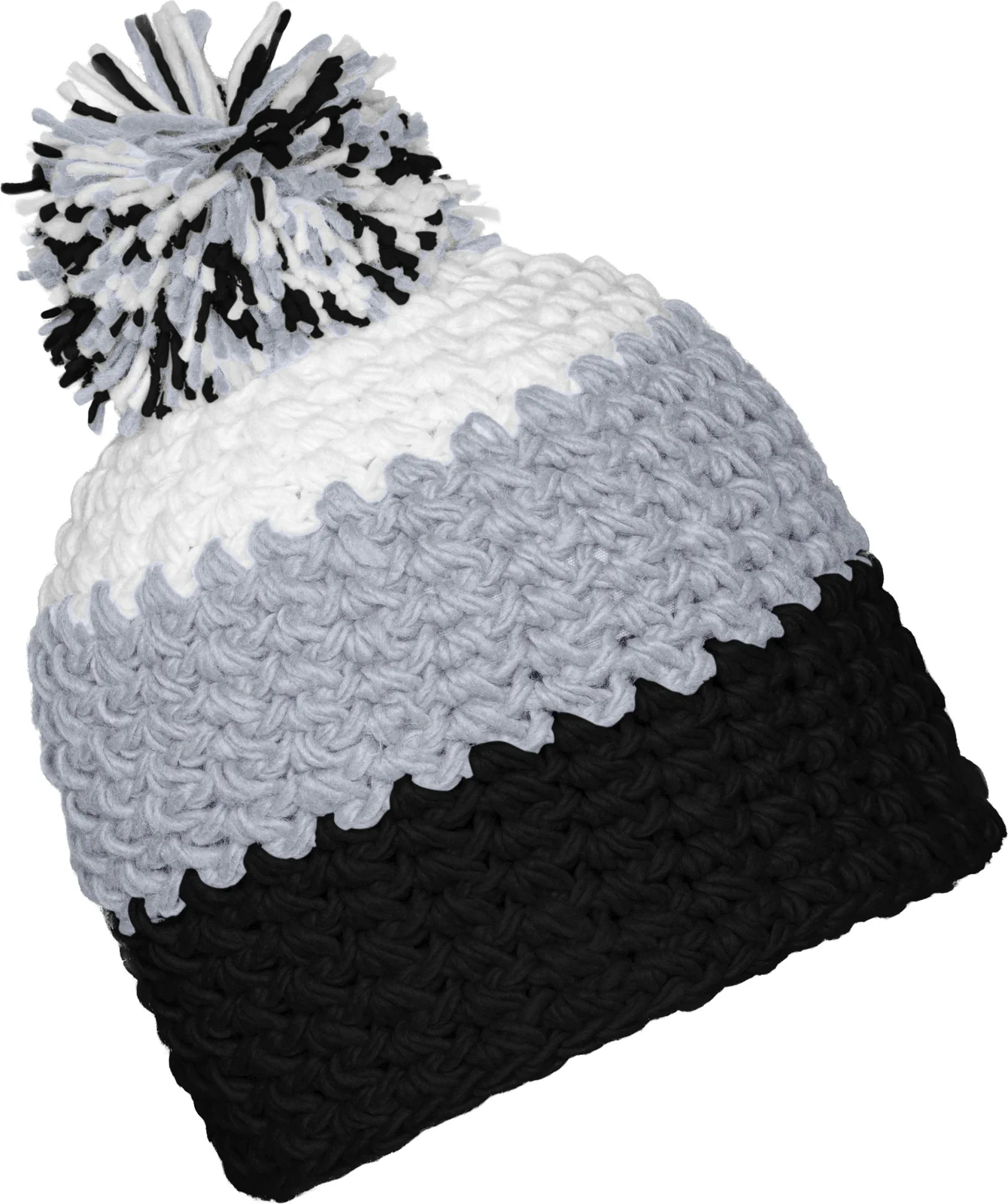 daiber Crocheted Cap With Pompon