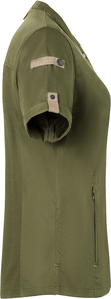 KARLOWSKY Damenkochjacke Green-Generation Kurzarm